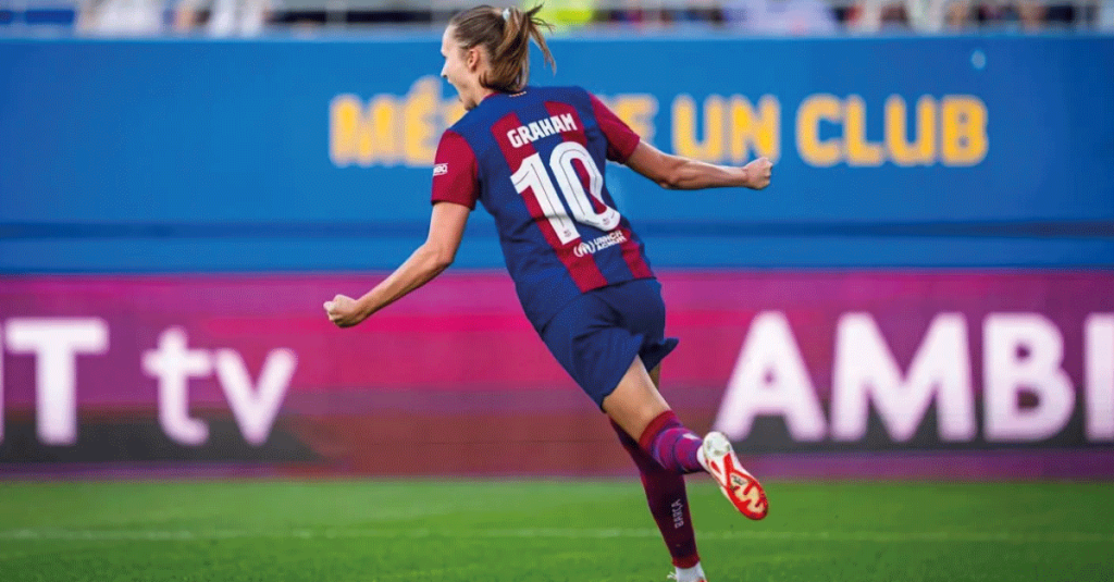 Con doblete de Hansen y el gol histórico de Alexia Putellas, Barcelona golea a la Real&nbsp;Sociedad.