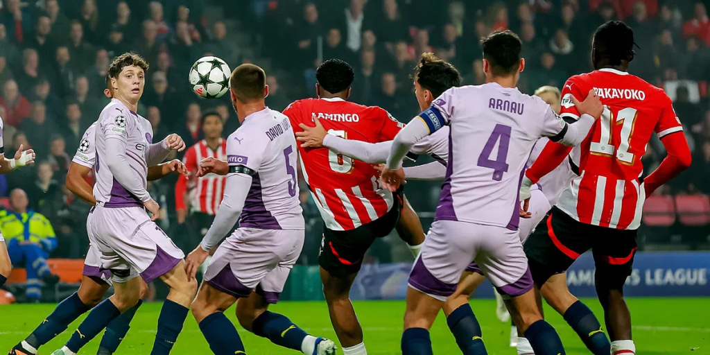 El Girona se ve sobrepasado ante el&nbsp;PSV