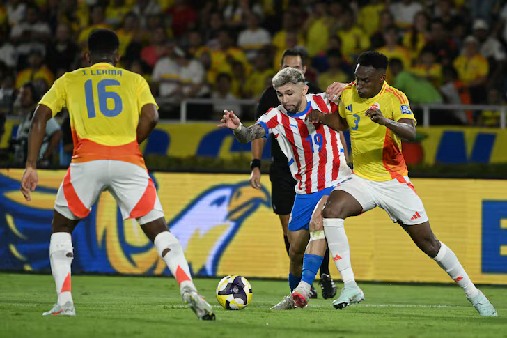 Colombia y Paraguay no se sacaron ventaja: Igualdad 2-2 en&nbsp;Barranquilla