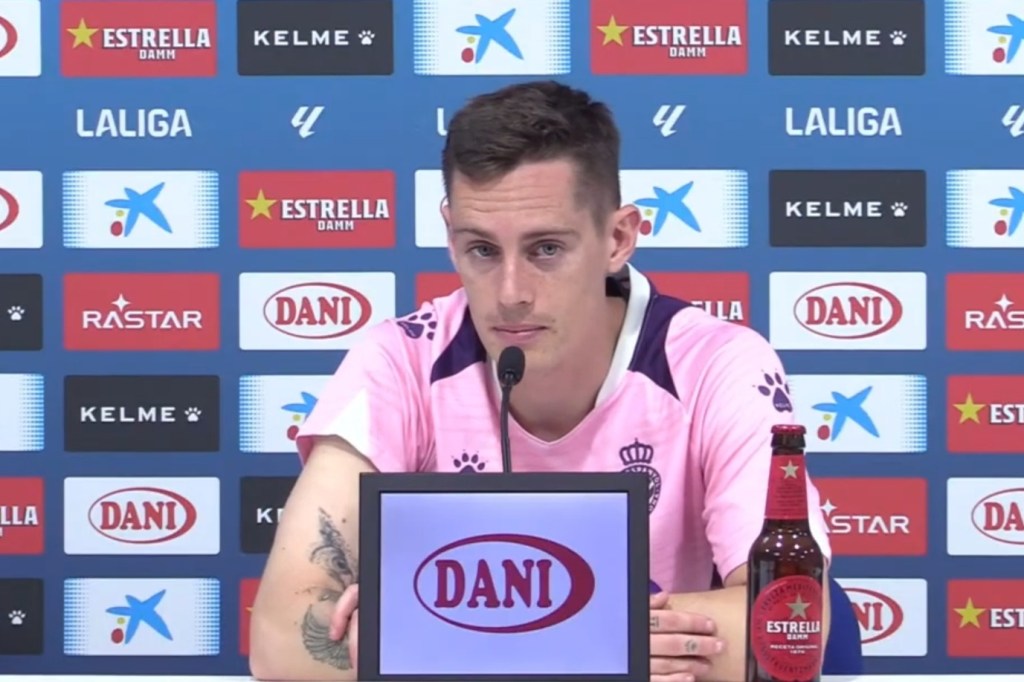 Pol Lozano: «Vamos a ir a por los tres puntos contra el Betis el&nbsp;domingo»