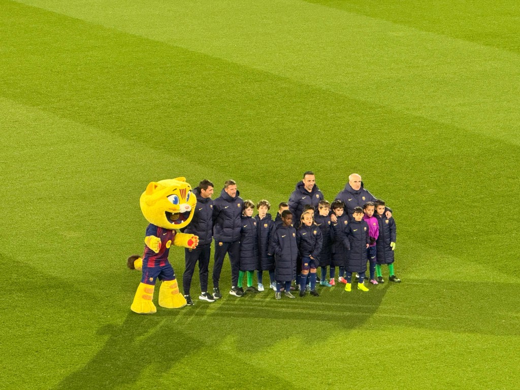 Plantilla de La Masia I Foto: Rubén Alés
