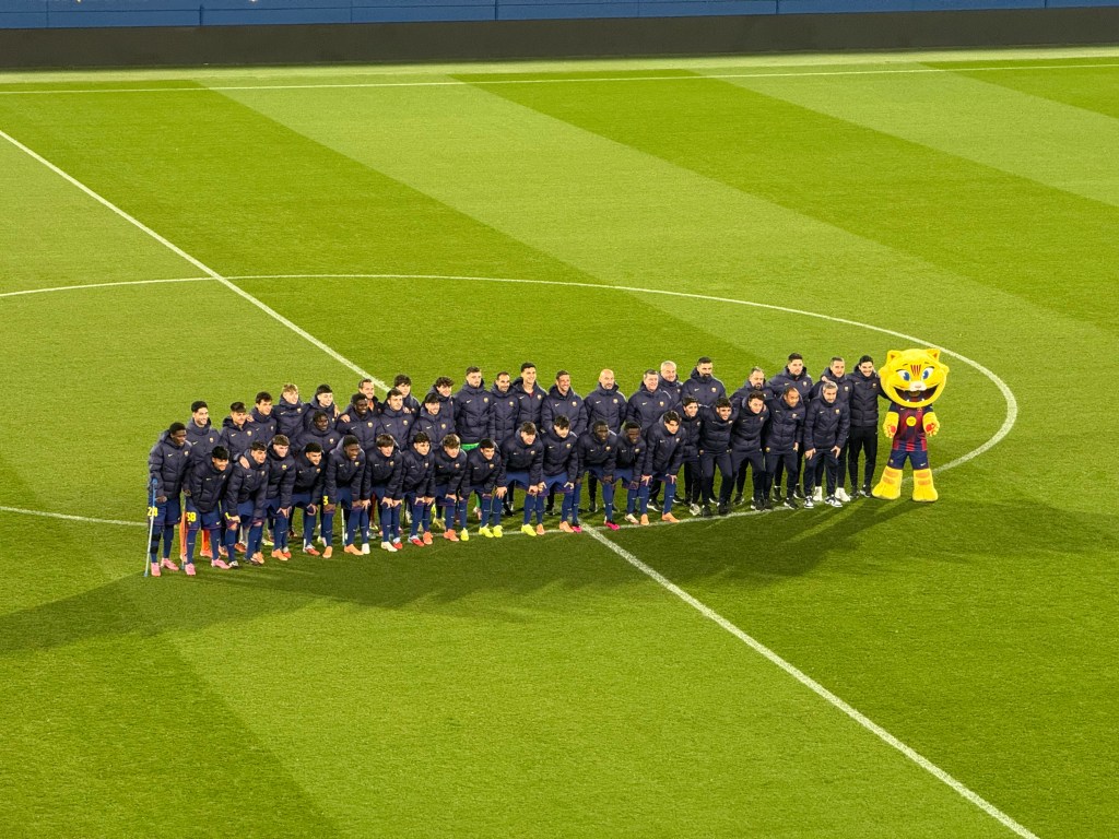 Plantilla del Barça Atlètic I Foto: Rubén Alés