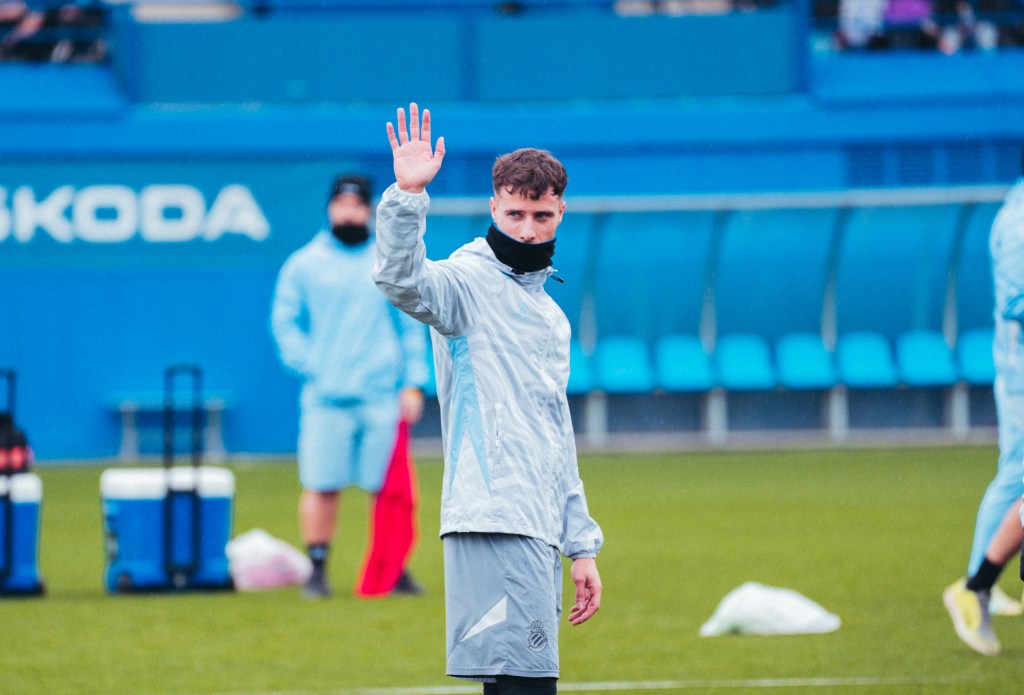 Javi Puado en su regreso I Foto: Gerard Gay