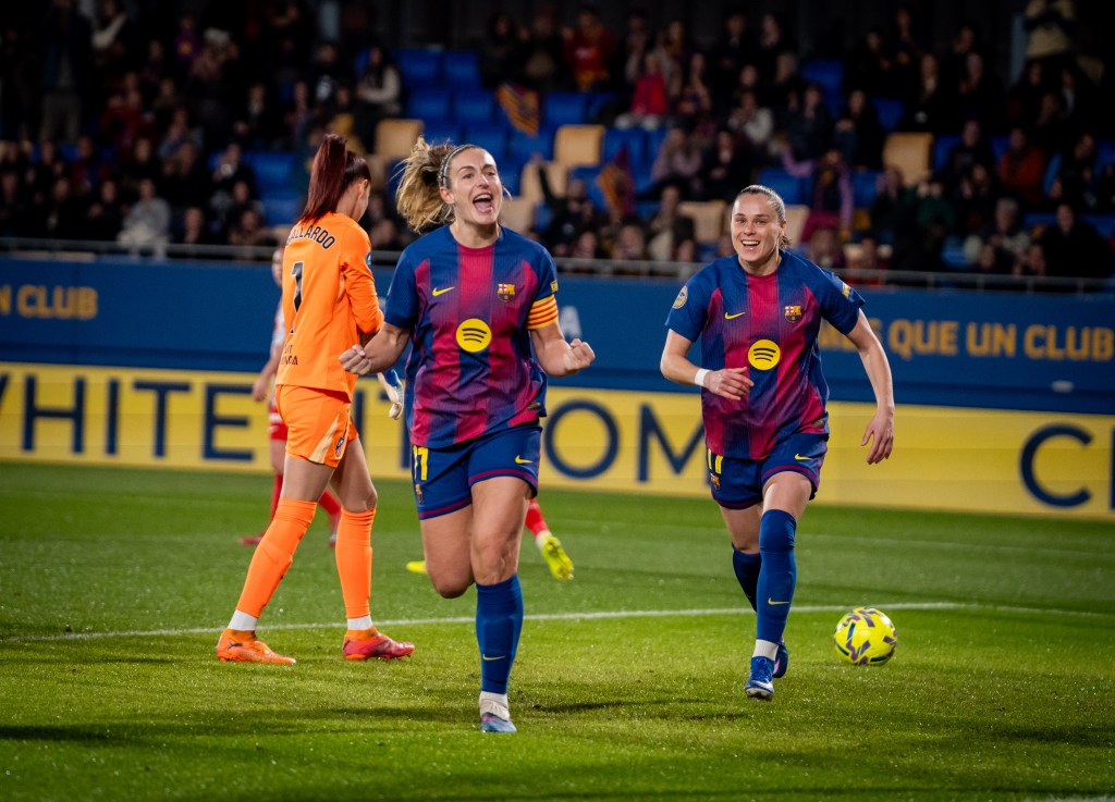 Victoria contundente del Barça Femení ante el Atlético&nbsp;(5-0)