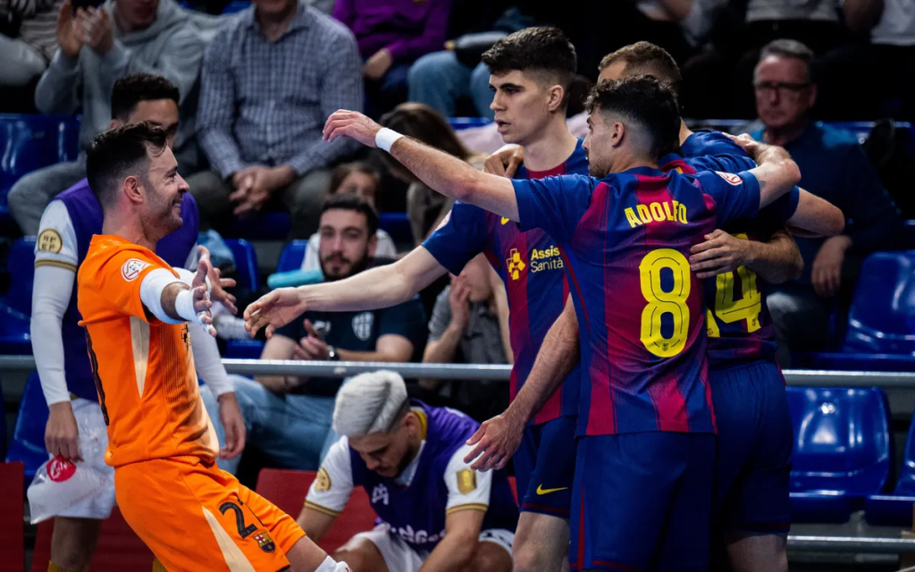 El Palau sigue siendo un fortín: el Barça derrota 6-2 al Jimbee Cartagena
