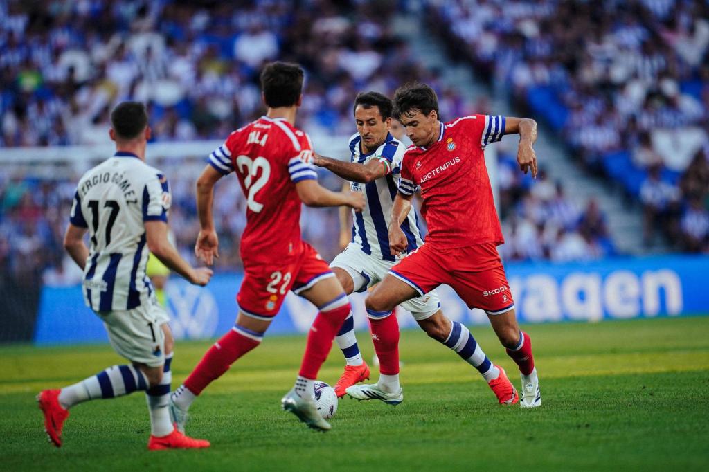 El Espanyol planta cara en Anoeta, pero Oyarzabal marca la diferencia para la Real&nbsp;Sociedad